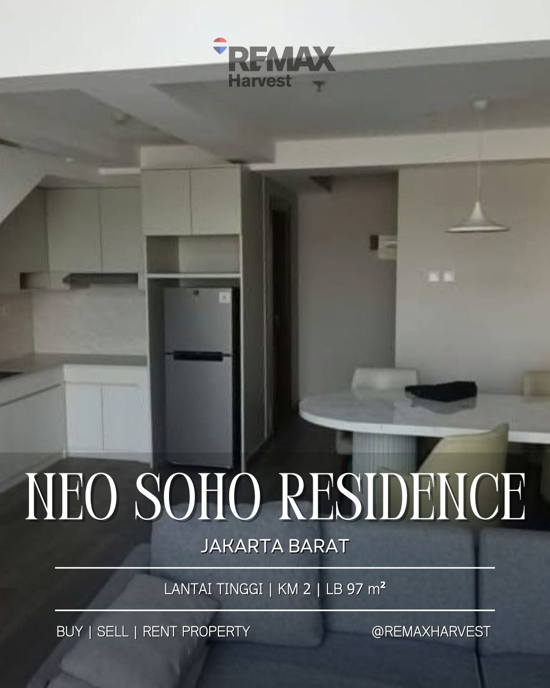 Office Space Premium Neo Soho Residence